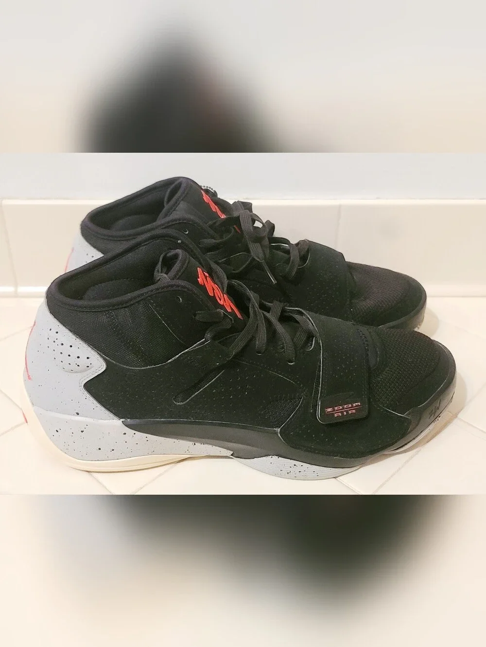 Jordan Zion 2 Black Cement Men’s Size 11